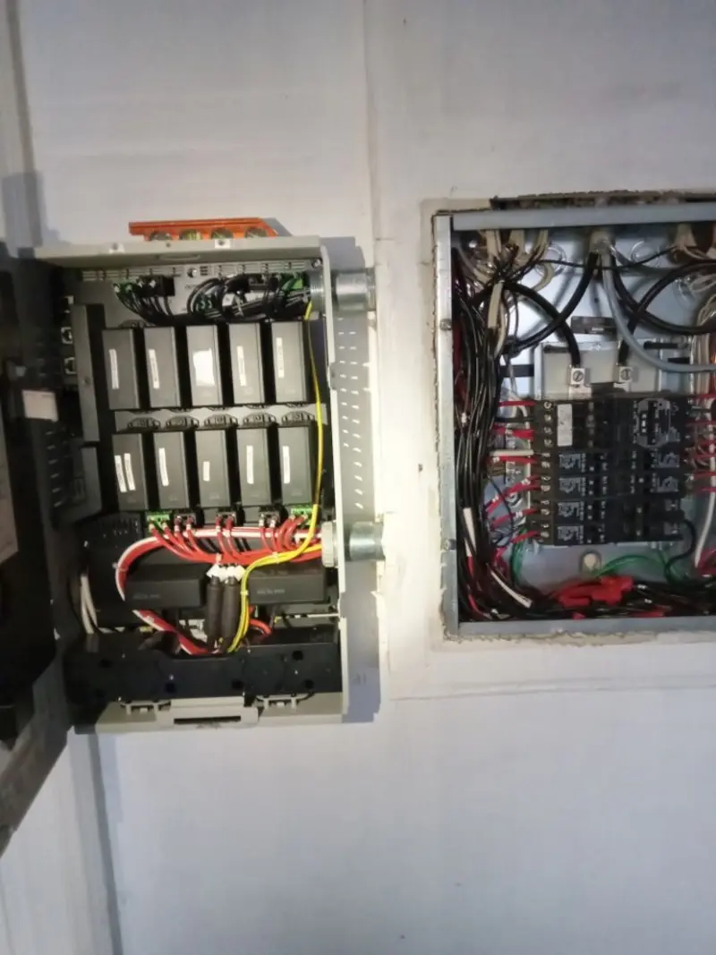 Electrical panel upgrade completed for Indoor Lighting Installation in Moosic